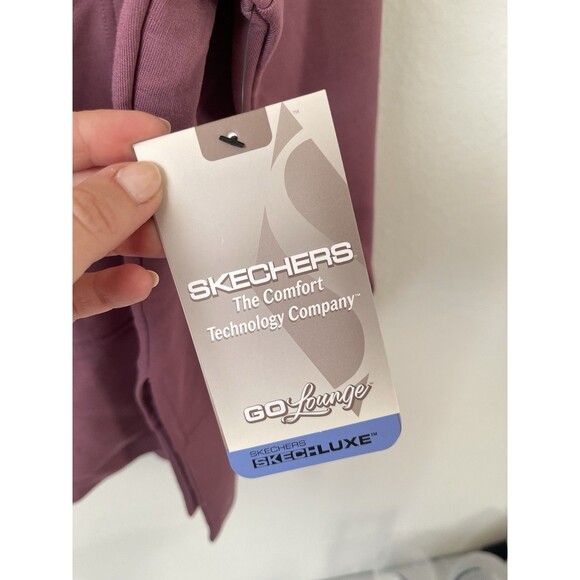 Skechers GO LOUNGE Awakened‎ Women's Hoodie Burgundy NWT Size 3X Cozy Soft - Picture 5 of 14